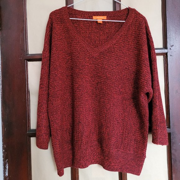 Joe Fresh Red Knit Sweater - Picture 1 of 3